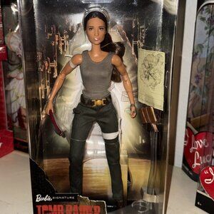 Barbie Tomb Raider Lara Croft Doll Collector Black Label 2018